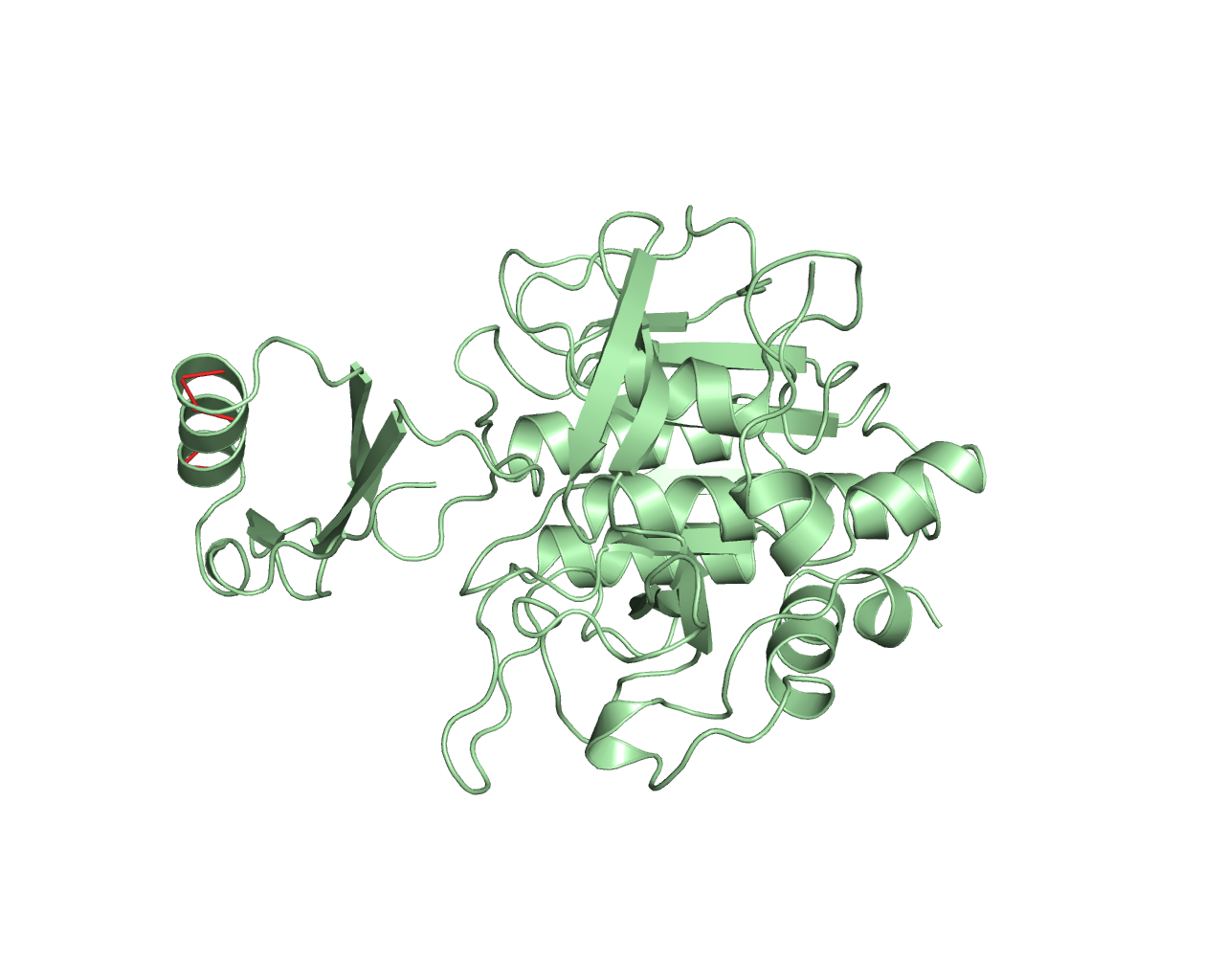 Residues Correlation between 0.8 and 1