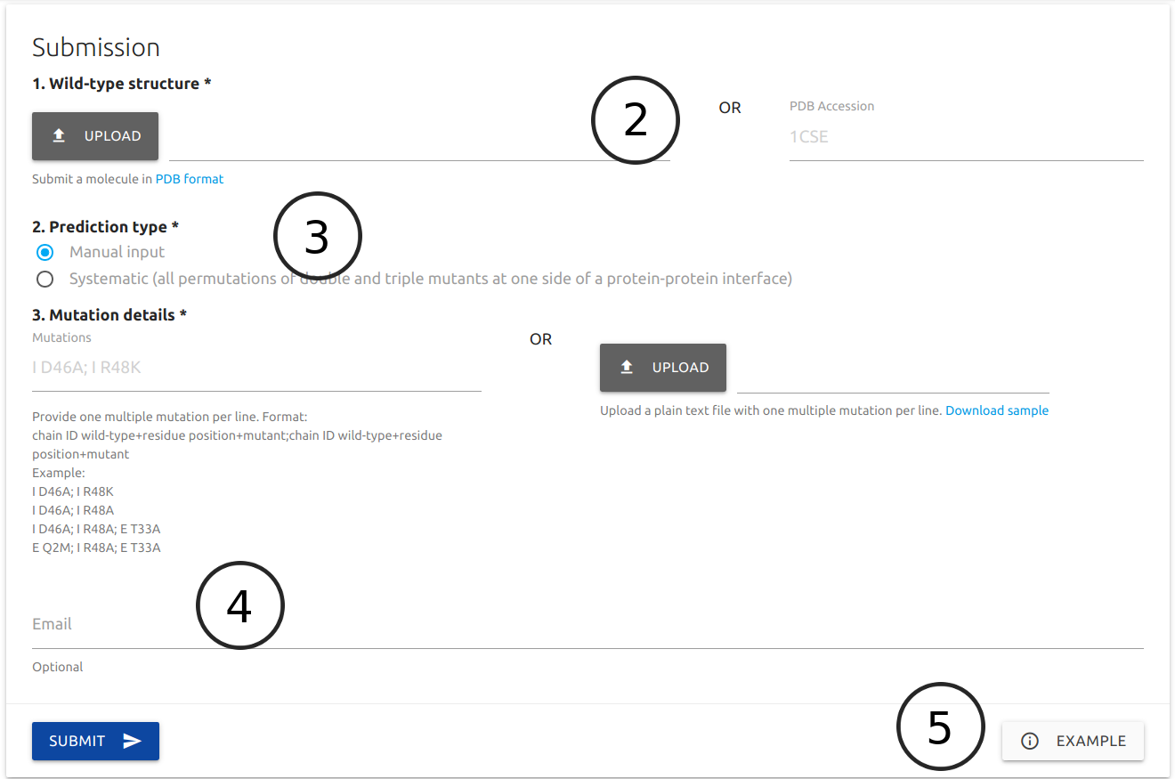 Input page mmCSM-PPI